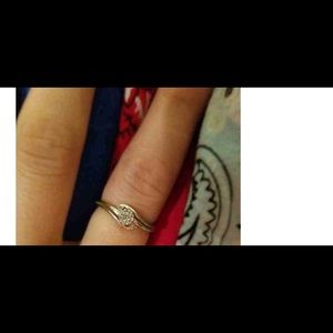 diamond Ring size 8 says 10k on inside of ring